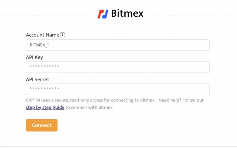 import bitmex account
