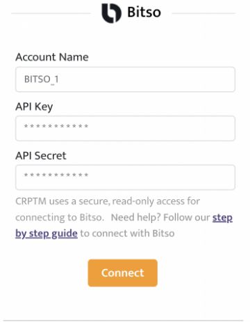 import bitso account mobile