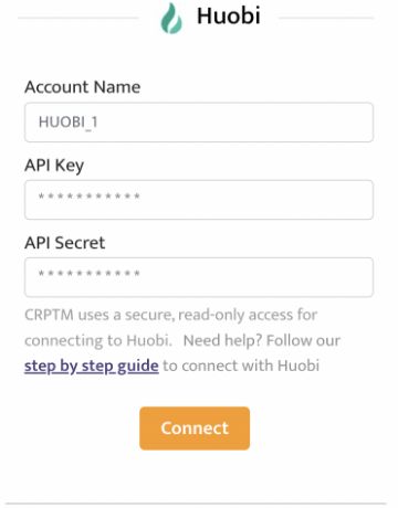 import huobi account mobile