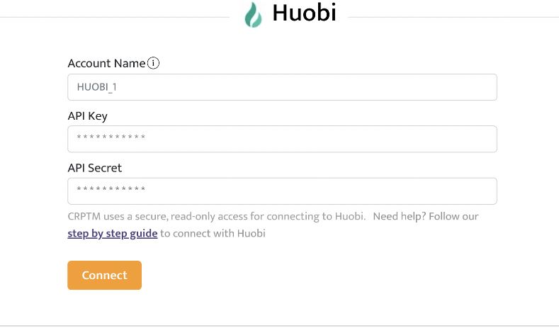 import huobi account