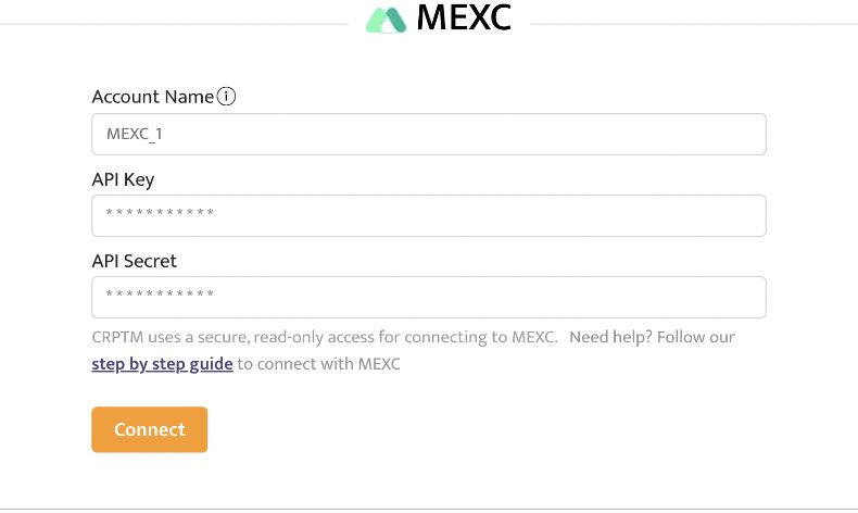 import mexc account